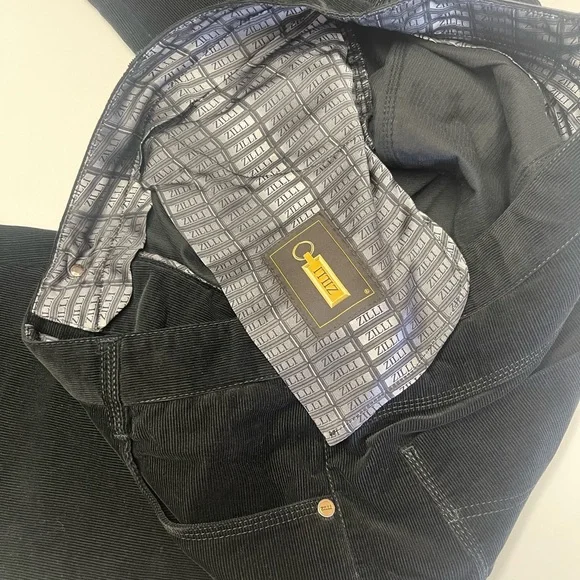 ZILLI regular fit black pants size: 52 - Picture 6 of 10